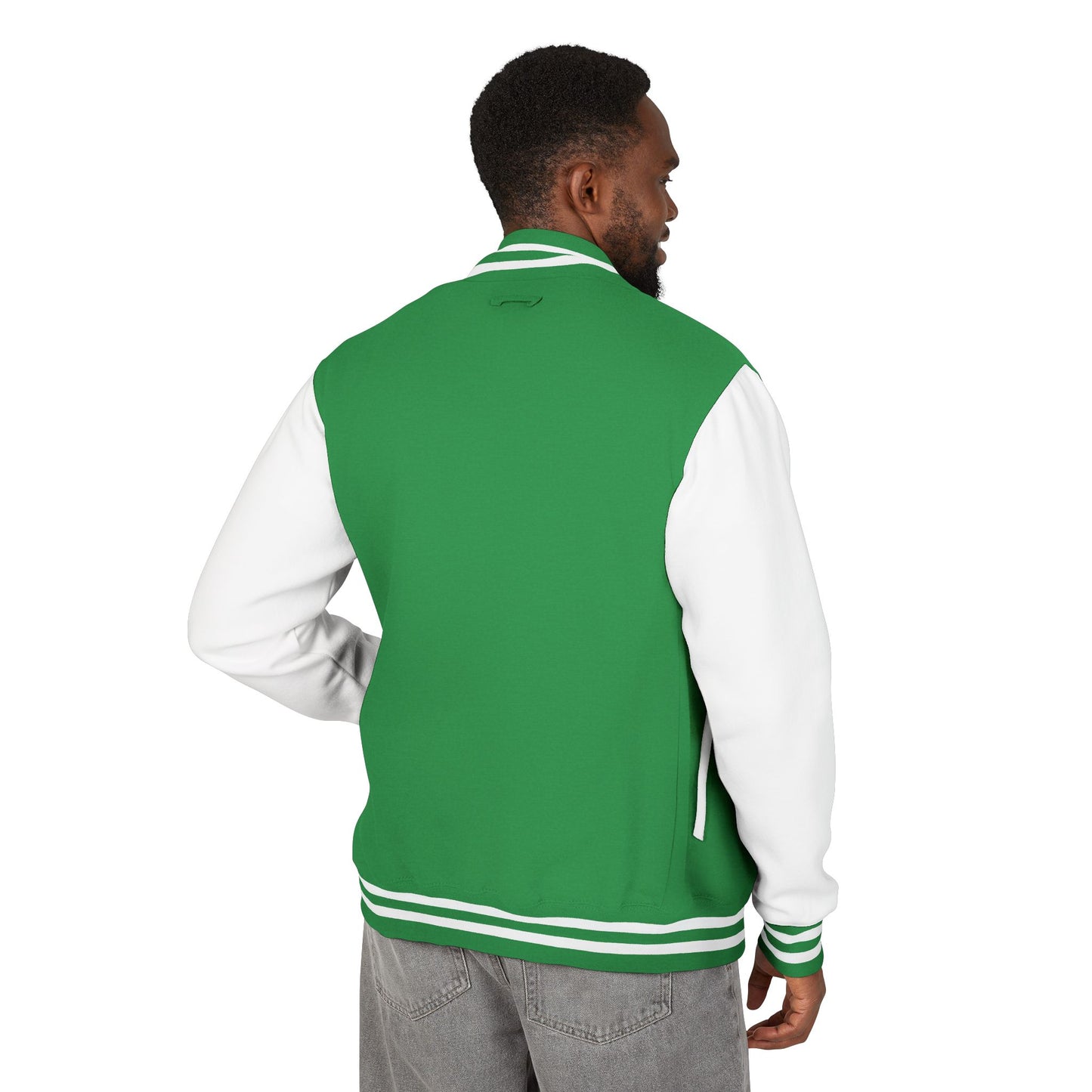 Letterman Jacket - Retro School Crest Varsity Jacket