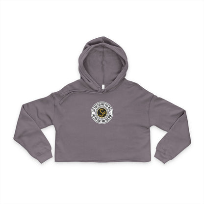Women's Cropped Hoodie - Say You Can and You Will