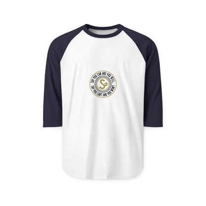 Raglan Shirt — Vintage Circular Logo Graphic