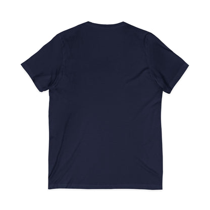Minimalist Coin Logo V-Neck Tee
