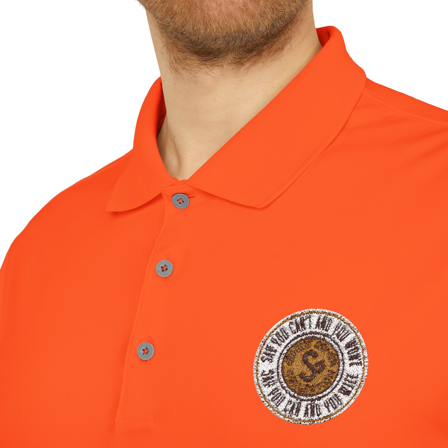 Classic Polo — Embroidered "Say You Can and You Will" Performance Golf Shirt