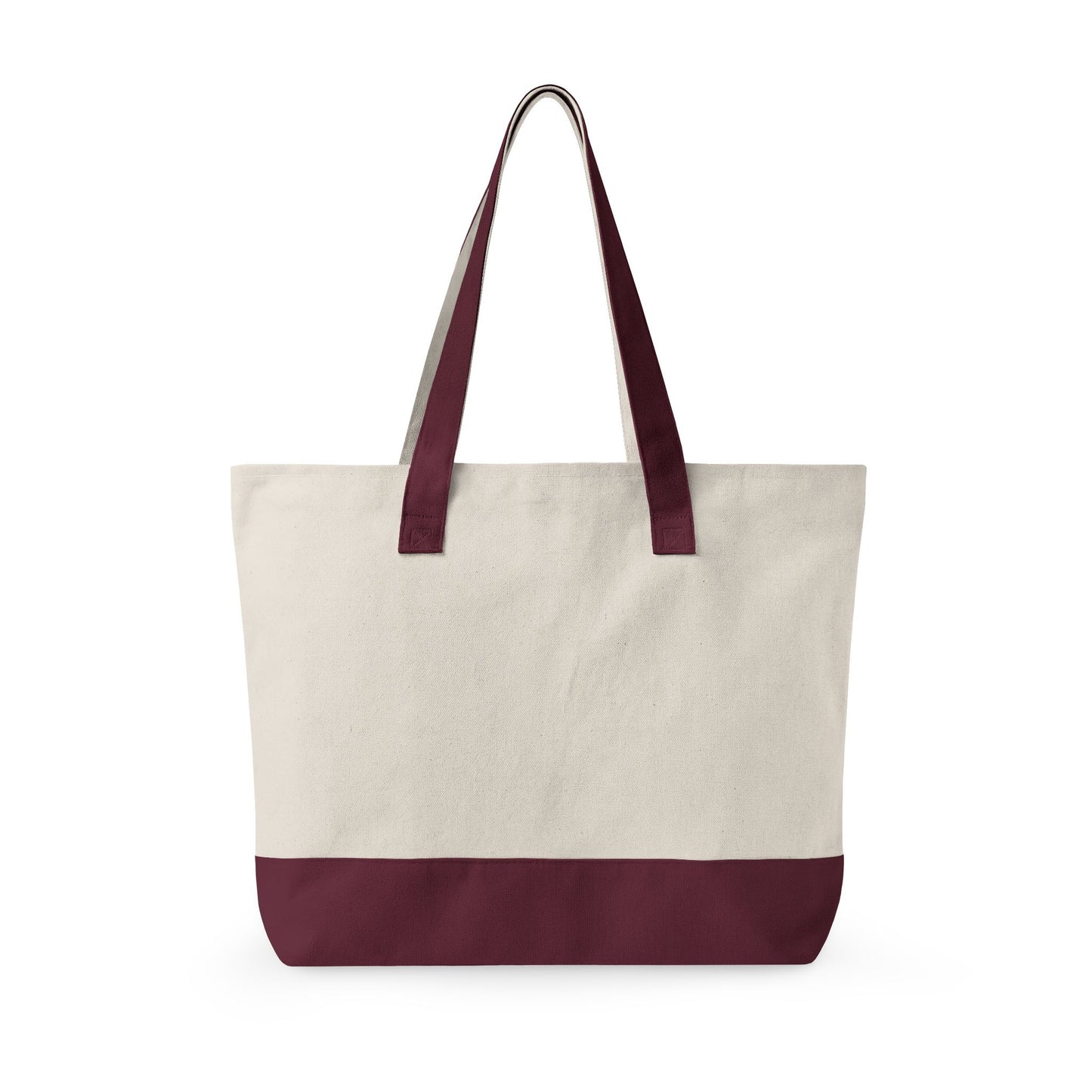 Canvas Tote Bag — "Say You Can and You Will" Motivational Zippered Tote