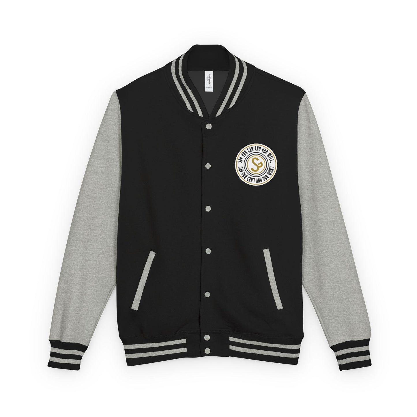 Letterman Jacket - Retro School Crest Varsity Jacket