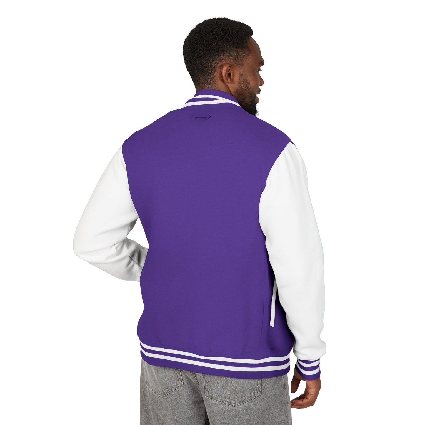 Letterman Jacket - Retro School Crest Varsity Jacket