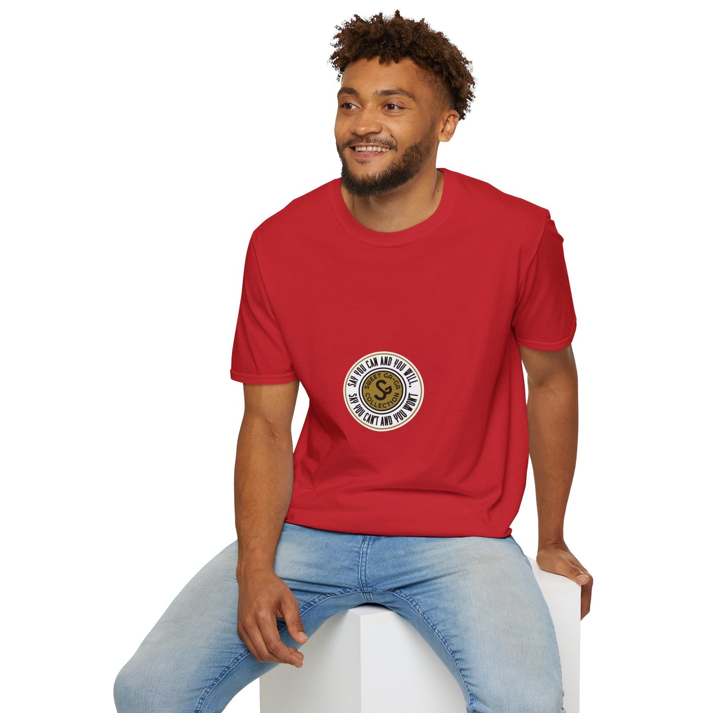 Vintage Seal Graphic T-Shirt — 'SS' Round Emblem Logo