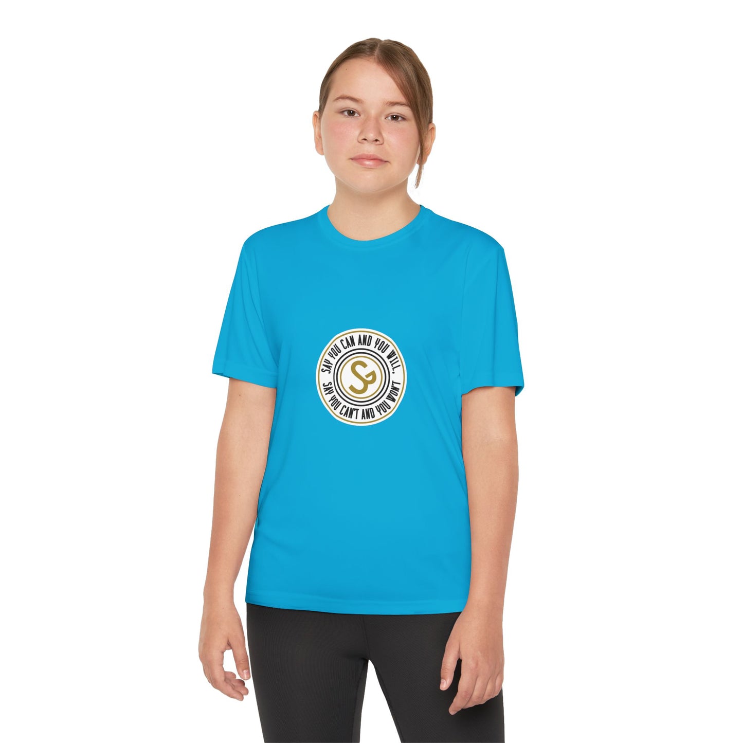 Youth Competitor Tee - "Say You Can and You Will"