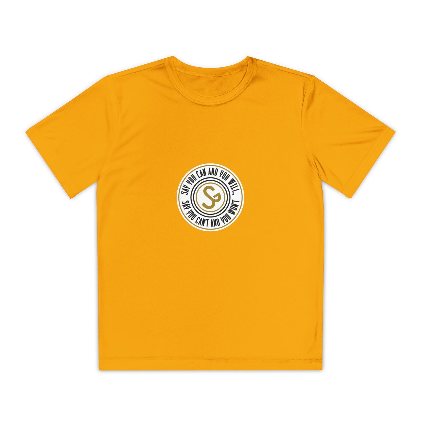Youth Competitor Tee -"Say You Can and You Will"