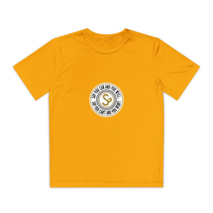 Youth Competitor Tee -"Say You Can and You Will"