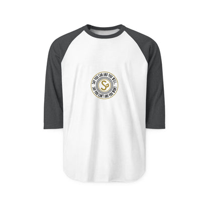 Raglan Shirt — Vintage Circular Logo Graphic