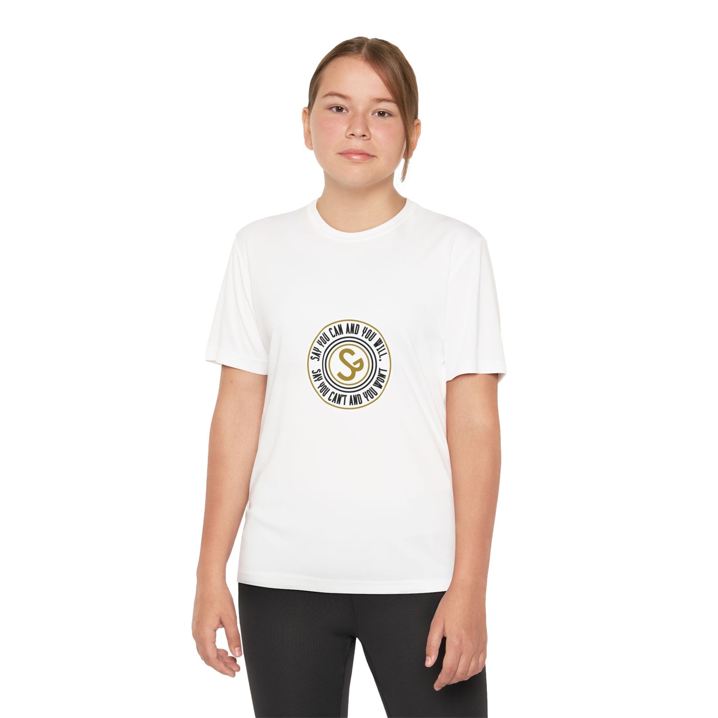 Youth Competitor Tee - "Say You Can and You Will"