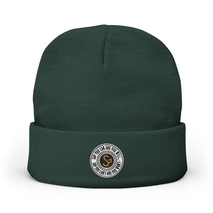 Embroidered Knit Beanie
