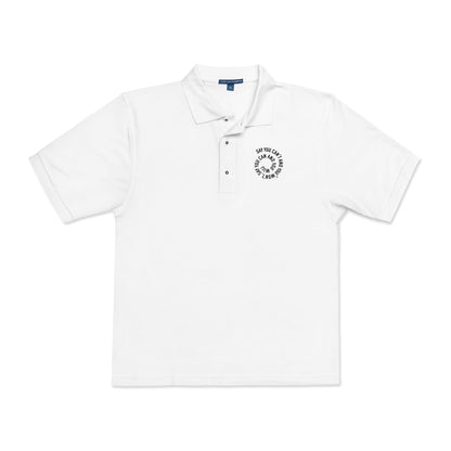 Embroidered Unisex Polo Shirt - Say You Can and You Will