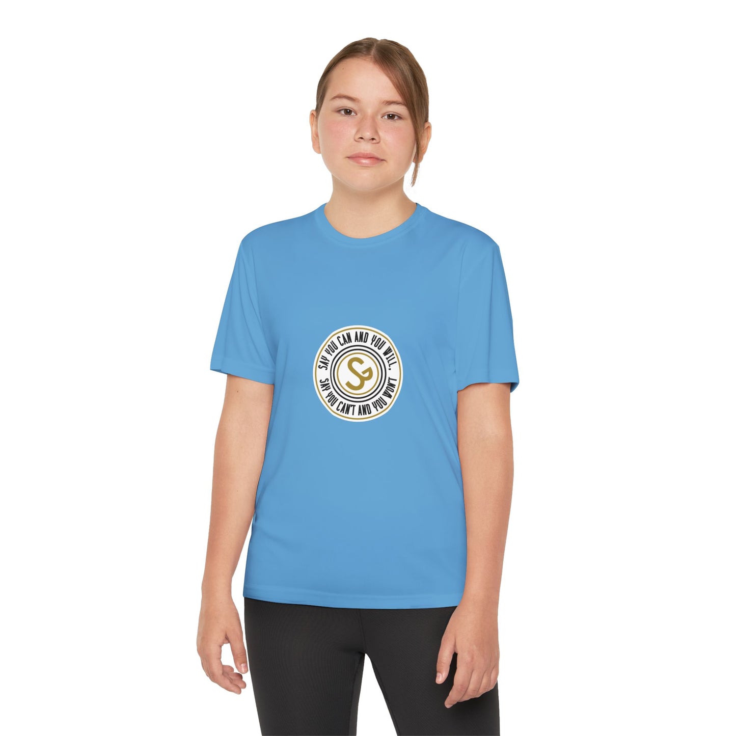 Youth Competitor Tee -"Say You Can and You Will"