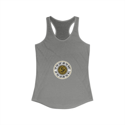 Women's Ideal Racerback Tank -"Say You Can and You Will"