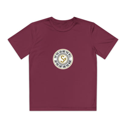 Youth Competitor Tee -"Say You Can and You Will"