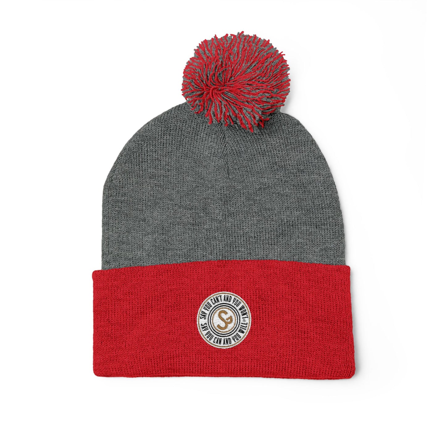 Pom-Pom Knit Cap