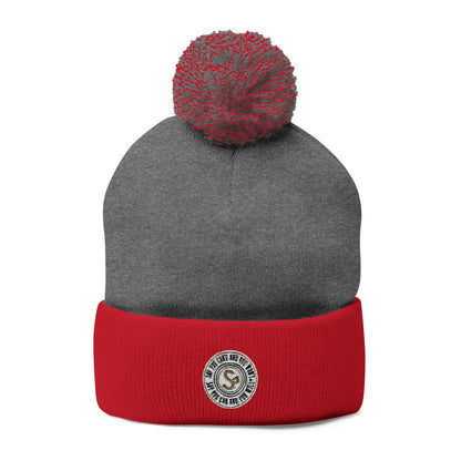 Pom-Pom Knit Cap