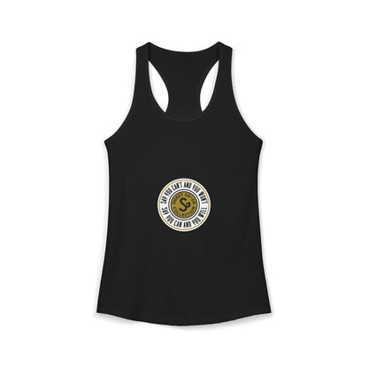 Women's Ideal Racerback Tank -"Say You Can and You Will"