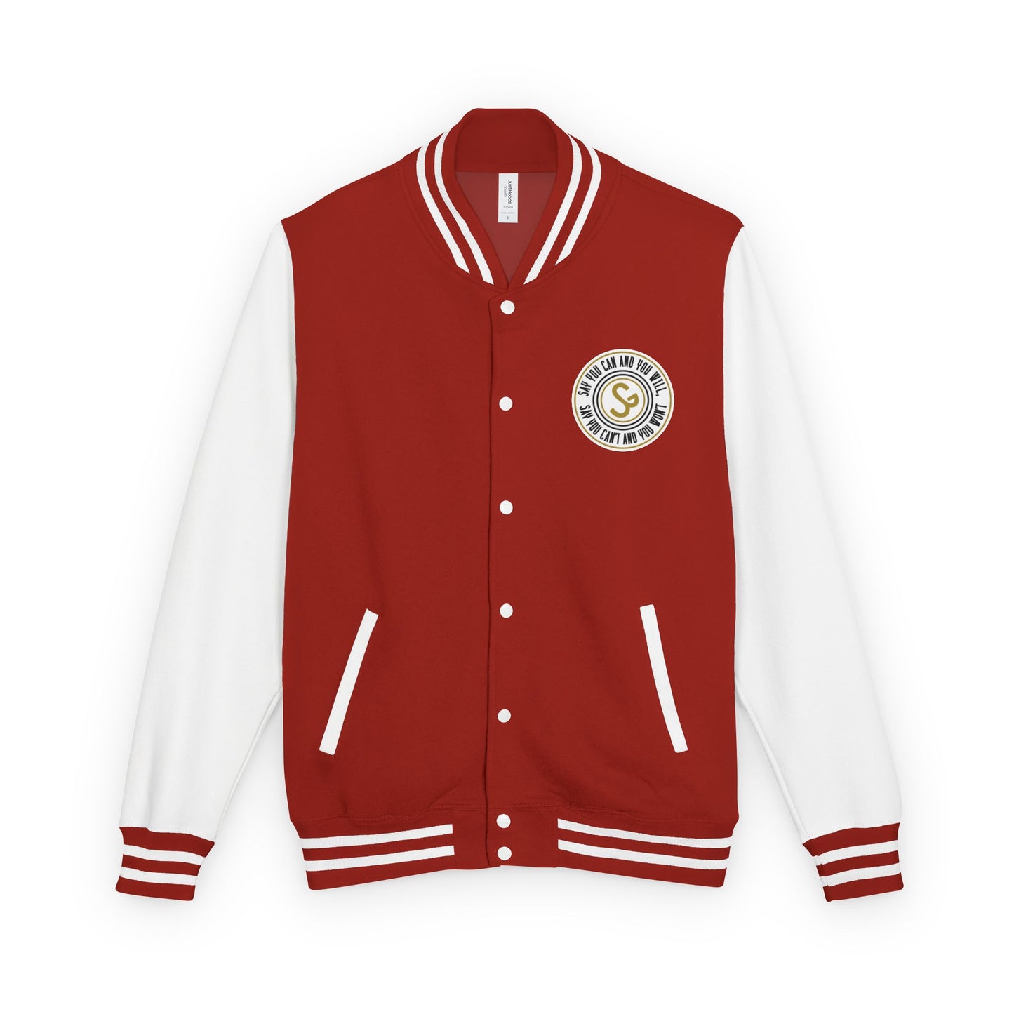 Letterman Jacket - Retro School Crest Varsity Jacket
