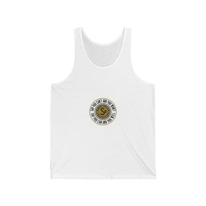 Vintage Surf-Style Tank Top — "Say You Can and You Will"