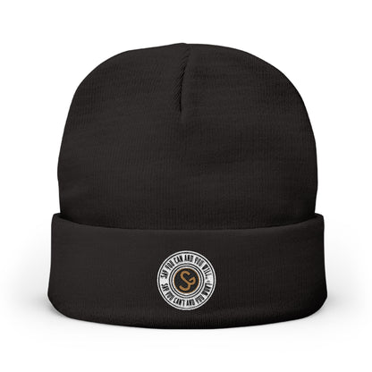 Embroidered Knit Beanie