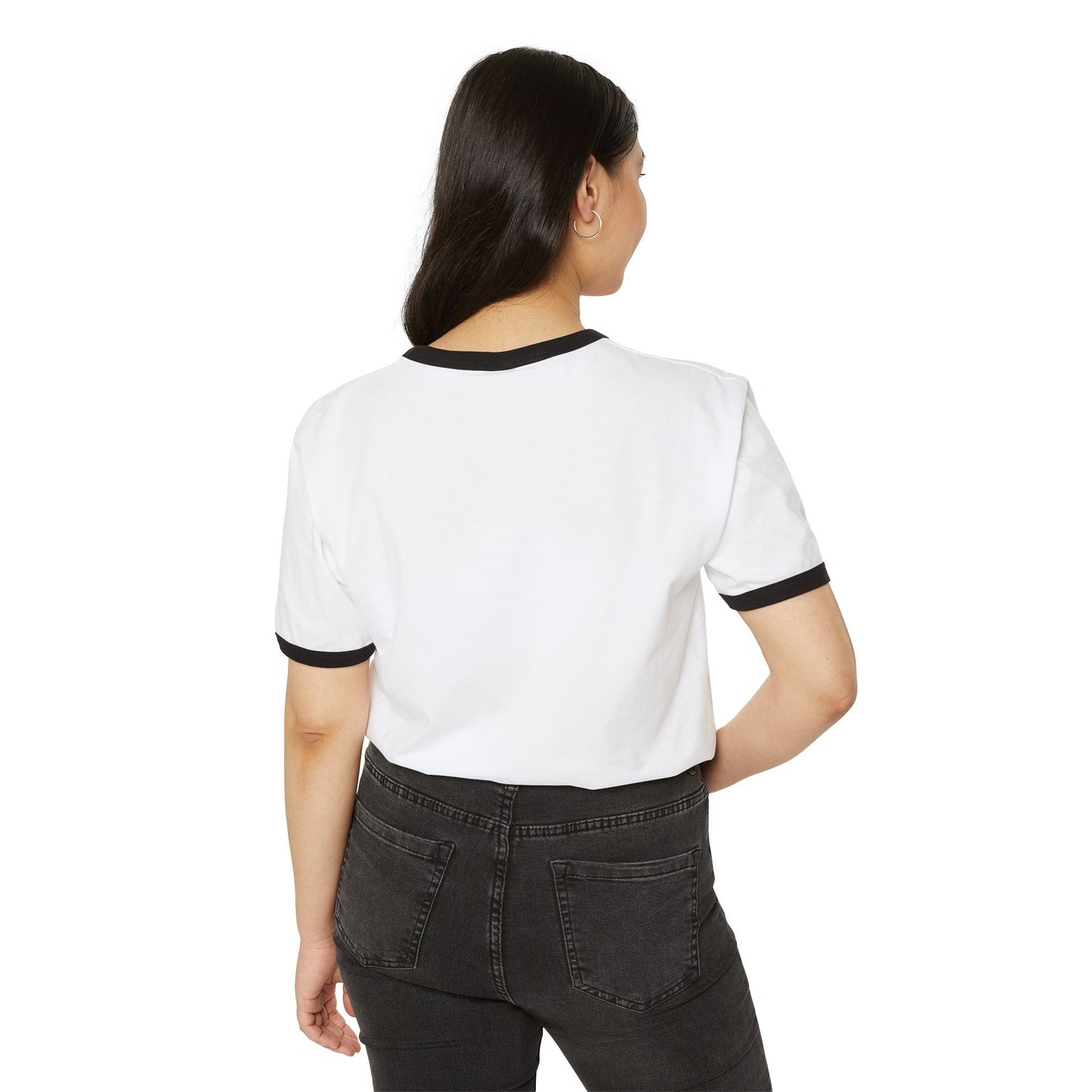 Unisex Cotton Ringer T-Shirt - "Say You Can and You Will"