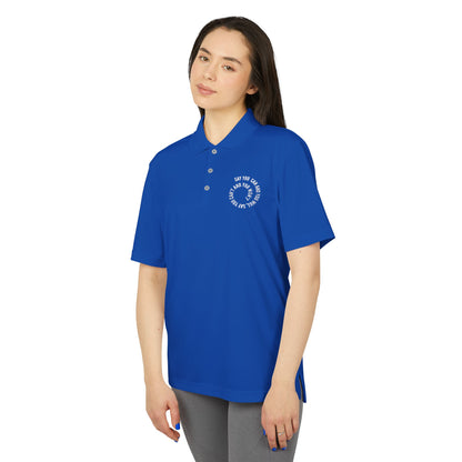 Performance Polo — ‘Not Your Average’ Circular Logo Golf Shirt
