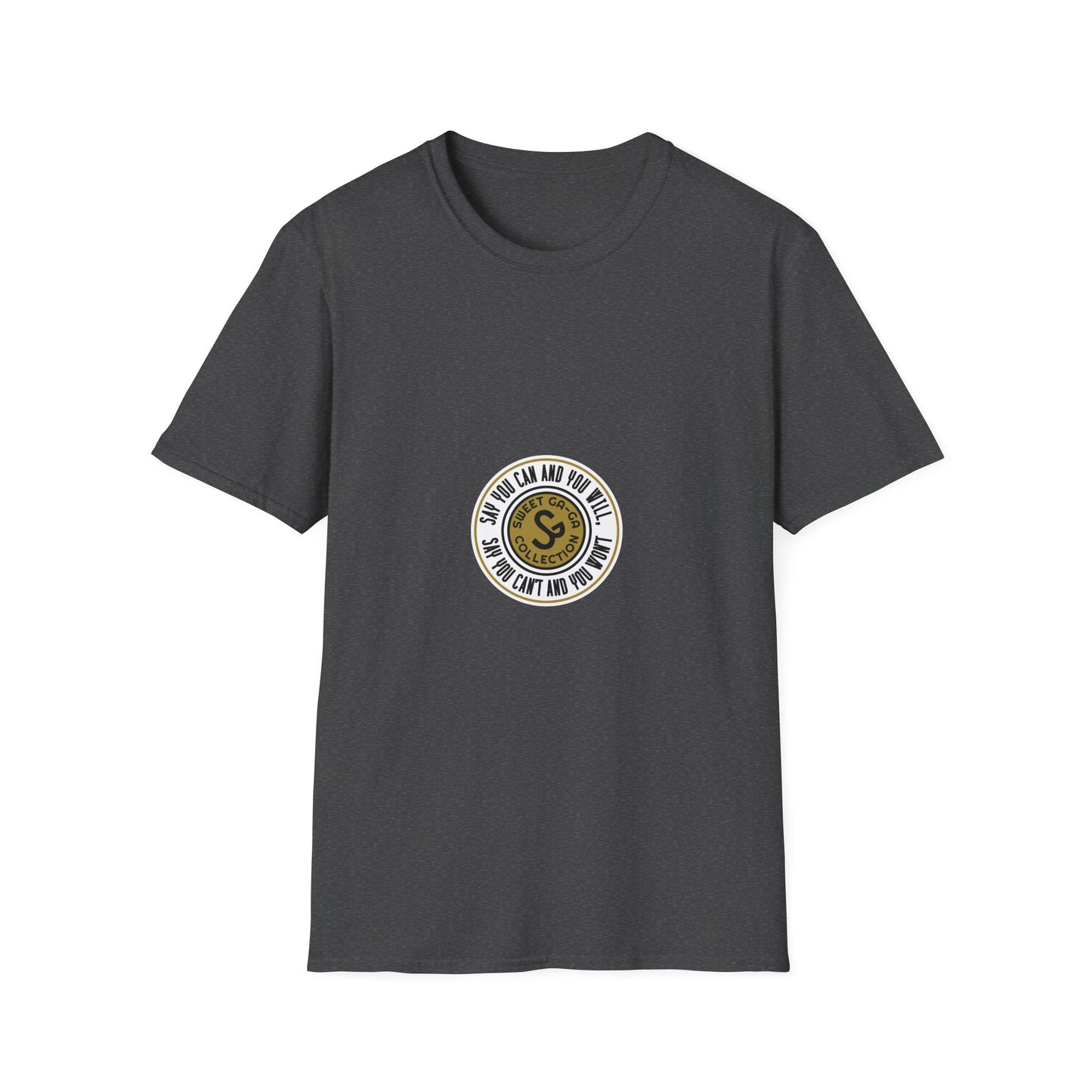Vintage Seal Graphic T-Shirt — 'SS' Round Emblem Logo