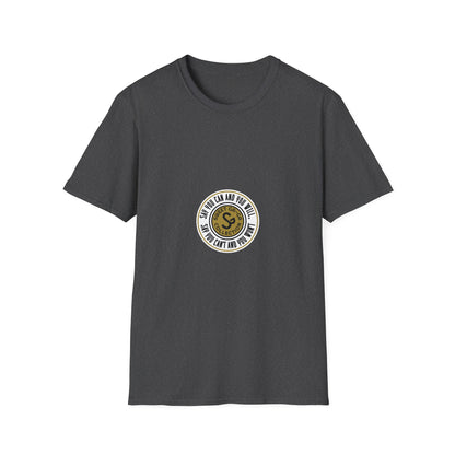 Vintage Seal Graphic T-Shirt — 'SS' Round Emblem Logo