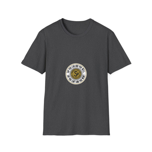 Vintage Seal Graphic T-Shirt — 'SS' Round Emblem Logo