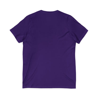 Minimalist Coin Logo V-Neck Tee