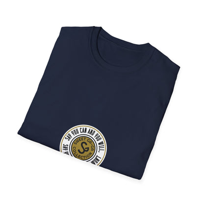 Vintage Seal Graphic T-Shirt — 'SS' Round Emblem Logo