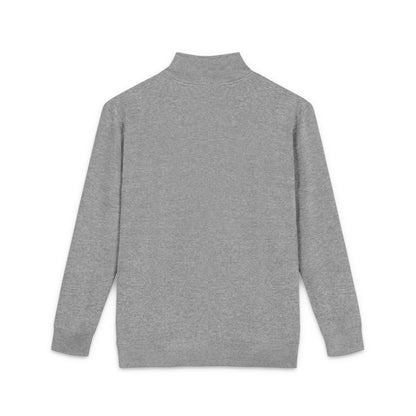 Embroidered "Say You Can and You Will" Fleece Pullover - Quarter Zip Cozy Sweatshirt