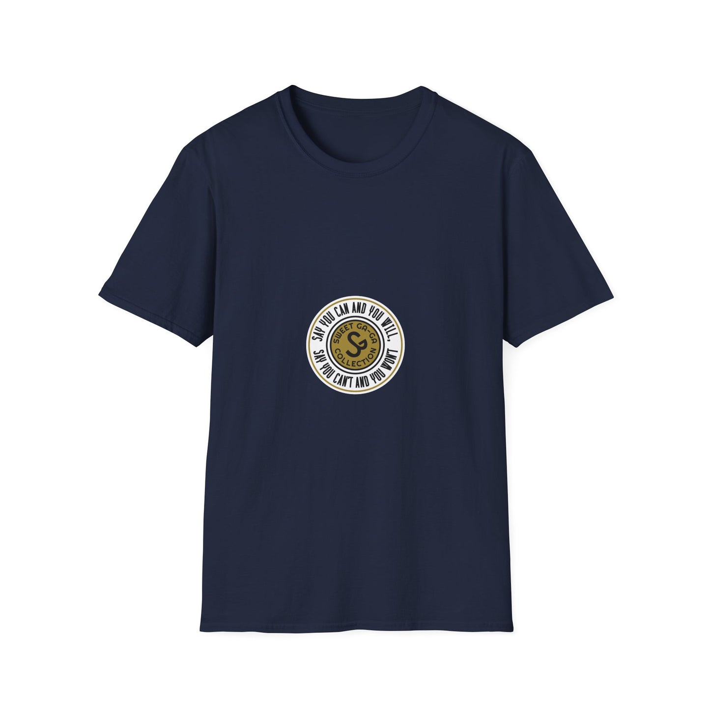 Vintage Seal Graphic T-Shirt — 'SS' Round Emblem Logo