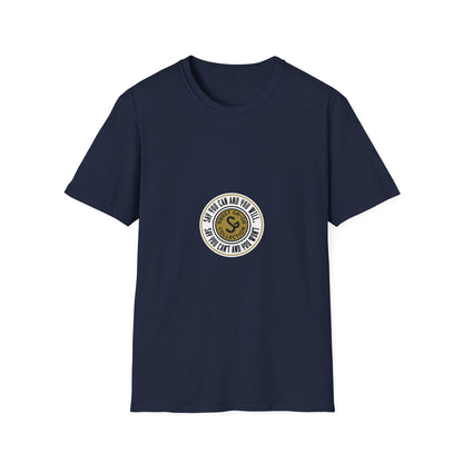 Vintage Seal Graphic T-Shirt — 'SS' Round Emblem Logo