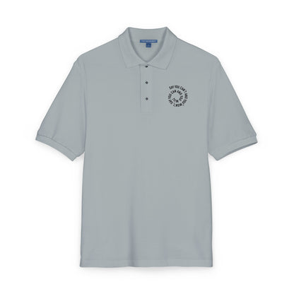 Embroidered Unisex Polo Shirt - Say You Can and You Will