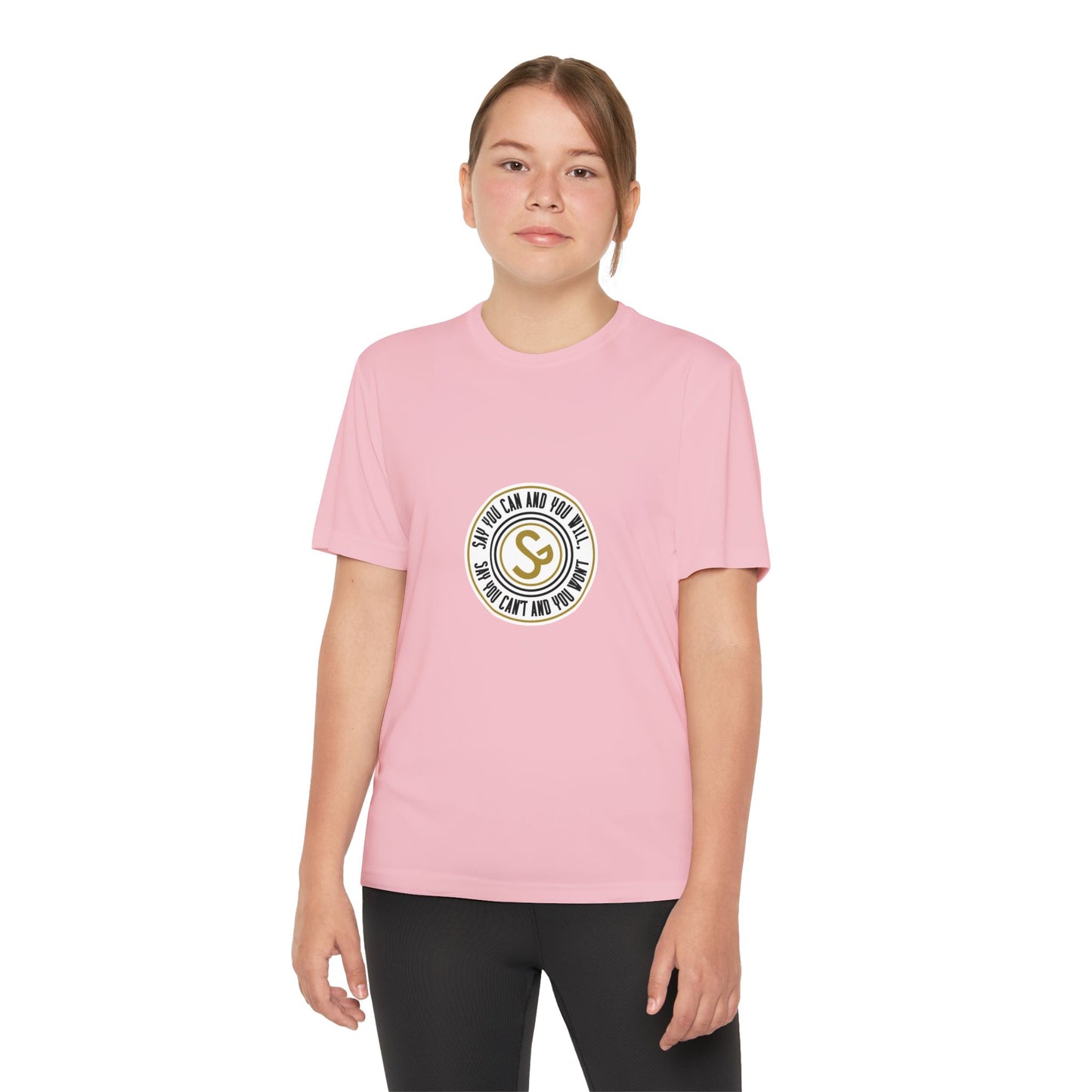 Youth Competitor Tee - "Say You Can and You Will"