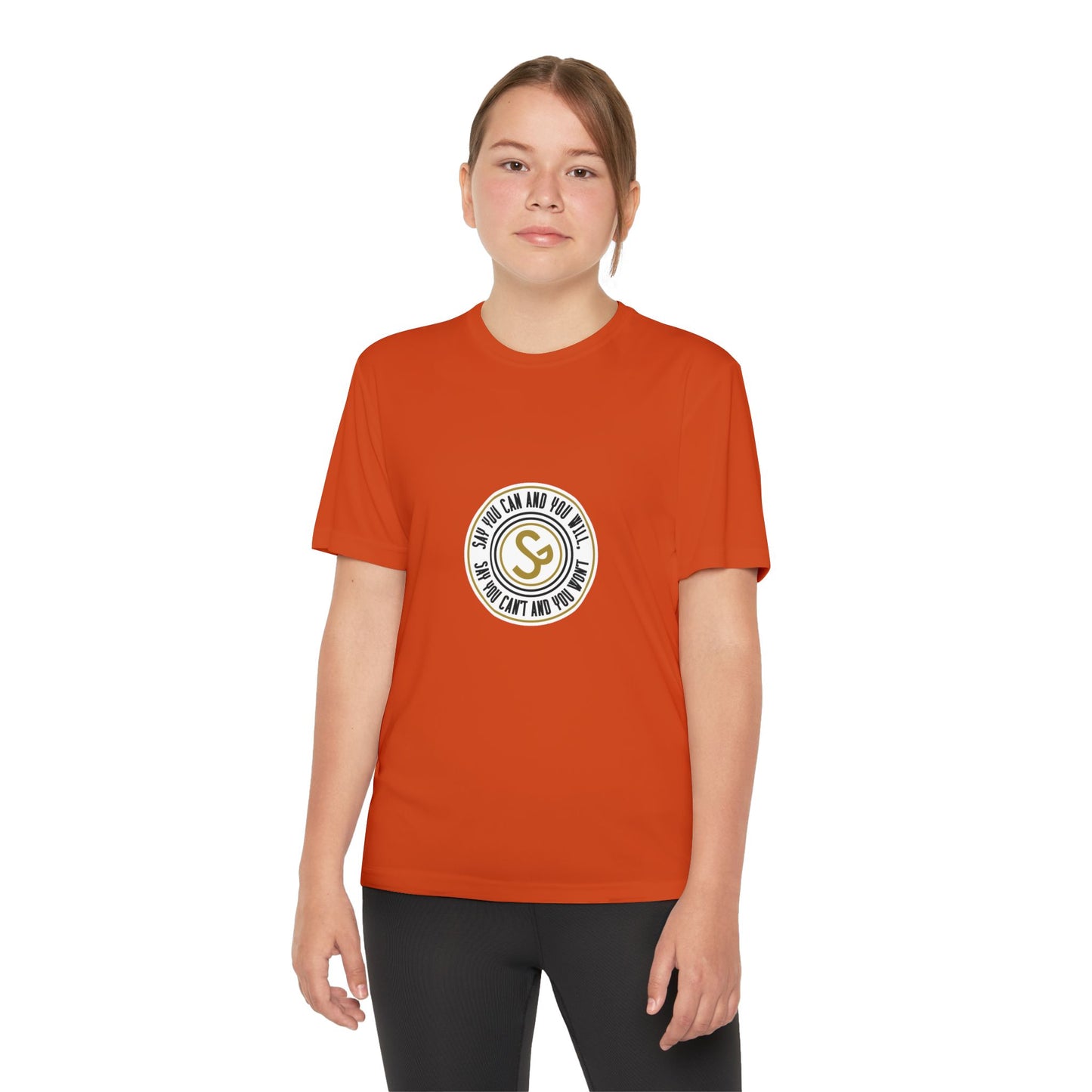 Youth Competitor Tee -"Say You Can and You Will"