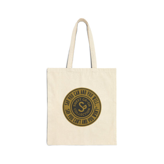 Vintage Logo Cotton Canvas Tote Bag
