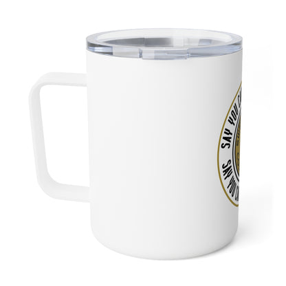 Insulated Travel Mug – “Say You Can and You Will” Motivational 10oz Coffee Tumbler