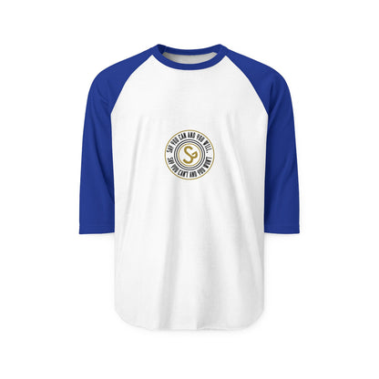 Raglan Shirt — Vintage Circular Logo Graphic