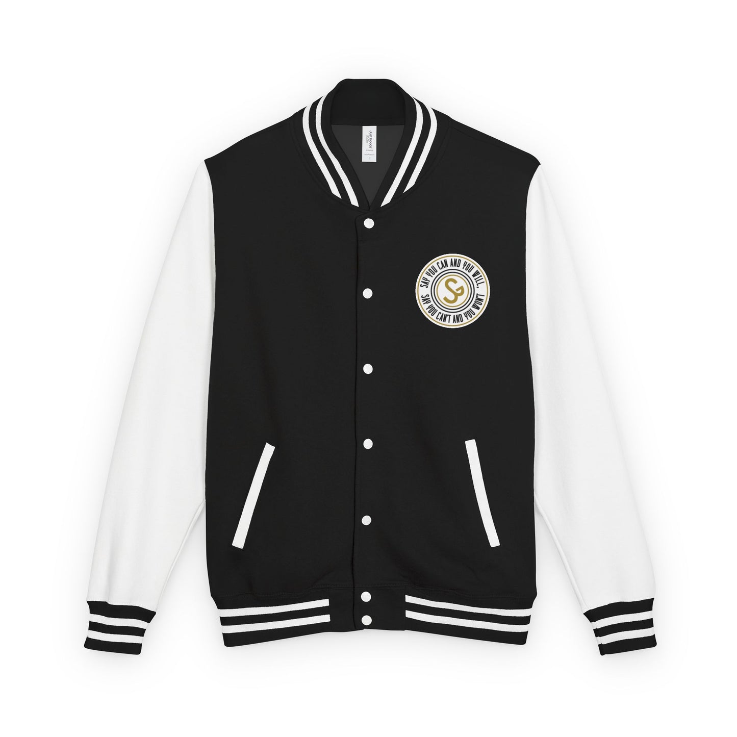 Letterman Jacket - Retro School Crest Varsity Jacket