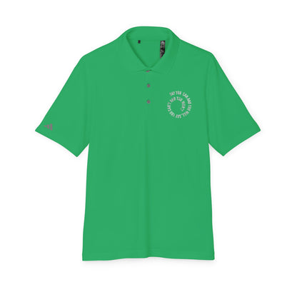 Performance Polo — ‘Not Your Average’ Circular Logo Golf Shirt