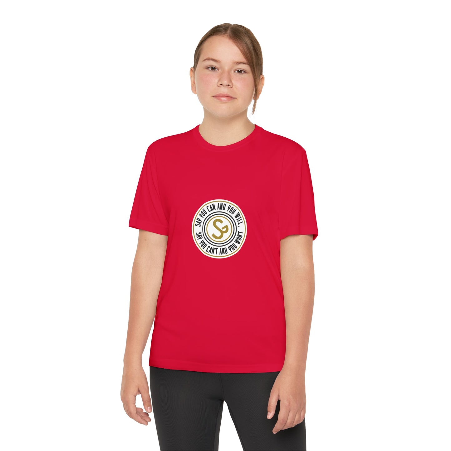 Youth Competitor Tee - "Say You Can and You Will"