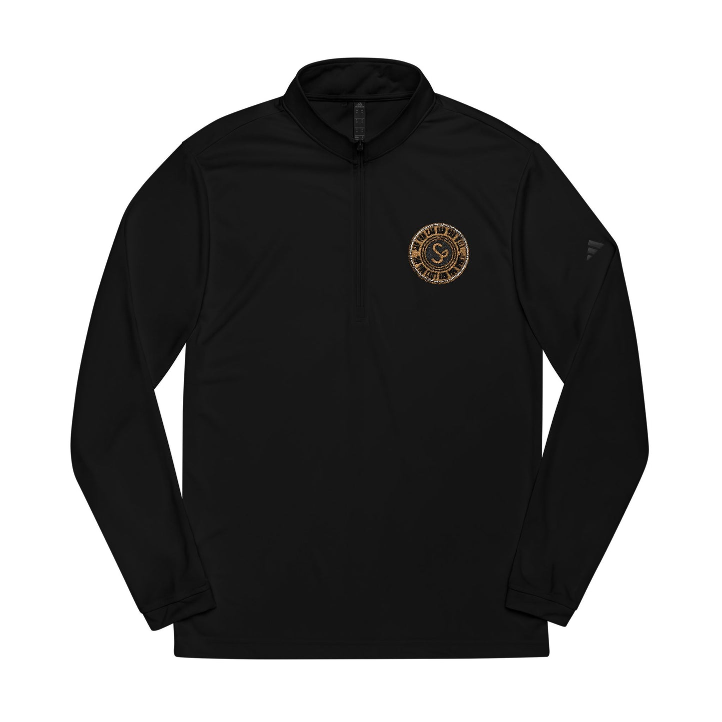 Embroidered adidas® Quarter-Zip Pullover - "Say You Can and You Will"