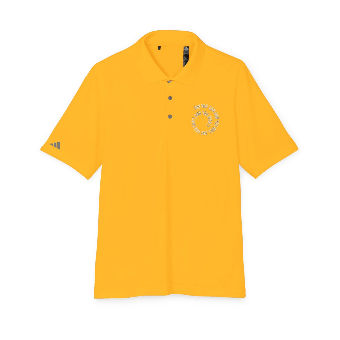 Performance Polo — ‘Not Your Average’ Circular Logo Golf Shirt