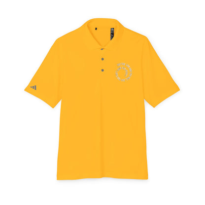 Performance Polo — ‘Not Your Average’ Circular Logo Golf Shirt