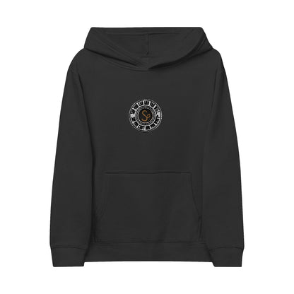 Embroidered Kids Fleece Hoodie
