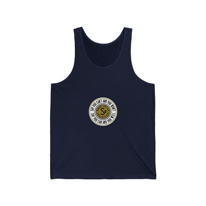 Vintage Surf-Style Tank Top — "Say You Can and You Will"