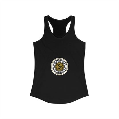 Women's Ideal Racerback Tank -"Say You Can and You Will"